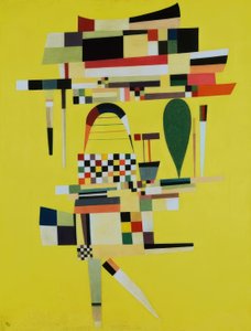 The Yellow Canvas by Wassily Kandinsky